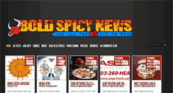 Desktop Screenshot of boldspicynews.com
