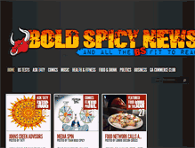 Tablet Screenshot of boldspicynews.com